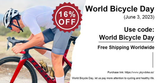 Celebrate World Bicycle Day🚴‍♂️ with Ykywbike Cycling Apparel👏