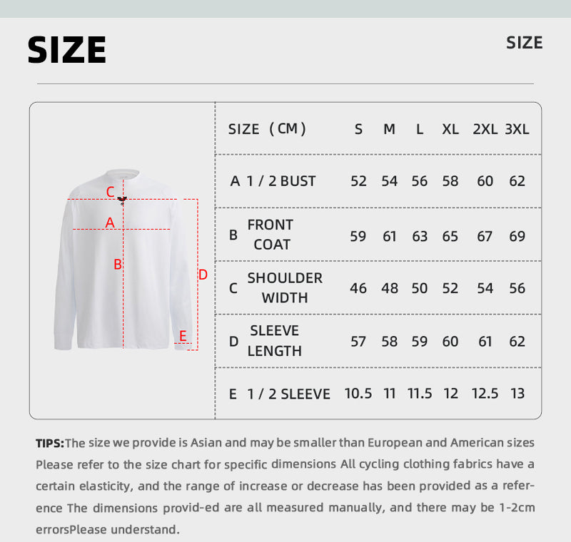 YKYW Sorona Men's Long Sleeve Casual Cycling Jersey