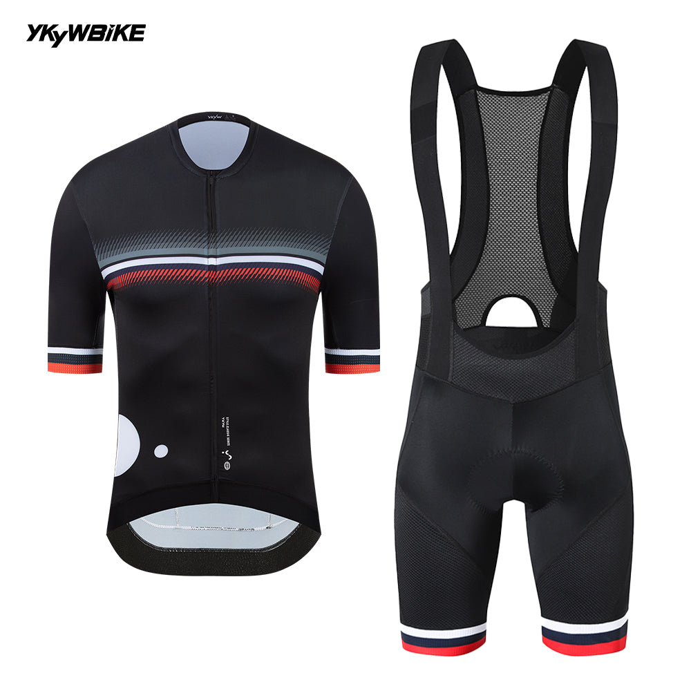 YKYW Summer Men's Cycling Short Sleeve Jersey Clothing Set Hours