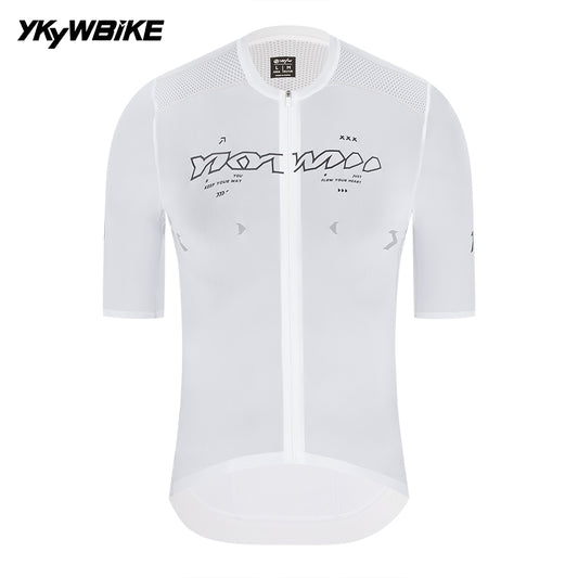 YKYWBIKE Unisex Cycling Jersey Pro Elite Race Road Bike Shirt Carvico Men Women Bicycle Jersey Short Sleeve Summer Maillot