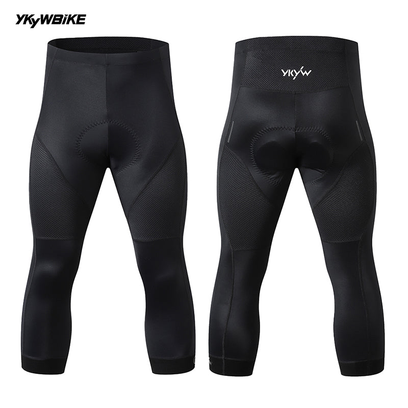 YKYW 2024 Men's 3/4 Cycling Shorts Summer Road Bike 3/4 Tights