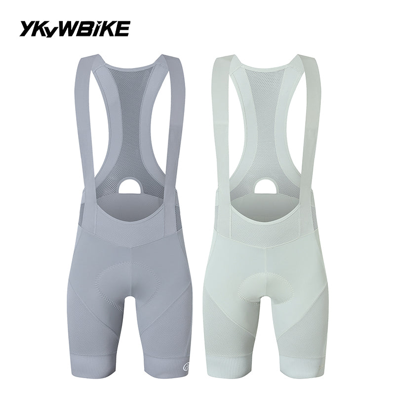 YKYWBIKE Men's Cycling Bib Shorts Road Bike Bibs Bicycle Tights Cycling MTB Bib Pants with 6 Hours Padded Belgium Padding