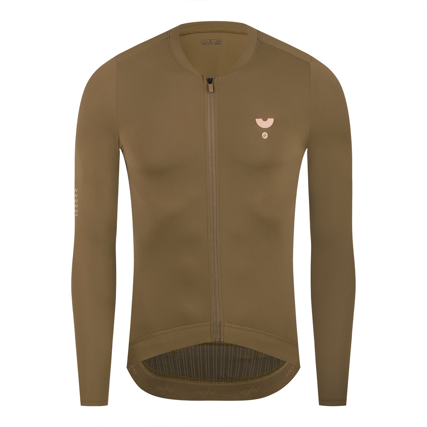 YKYW 2025 Long Sleeve Black White Brown Cycling Jersey Men Summer Tight Tops Pro Bicycle Shirt Breathable Road Bike Bike Sport Clothing YKK Zipper