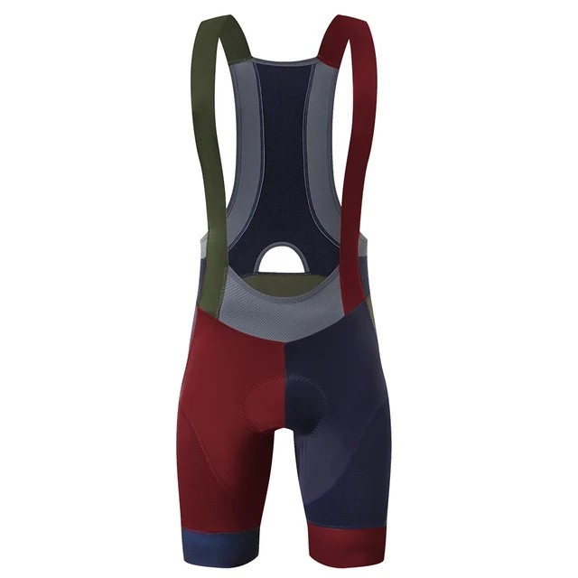 YKYW 2025 Summer Men's Colorful Cycling Bib Shorts 8 Hours Riding Belgium Padded Race Bicycle Tight Shorts Breathable