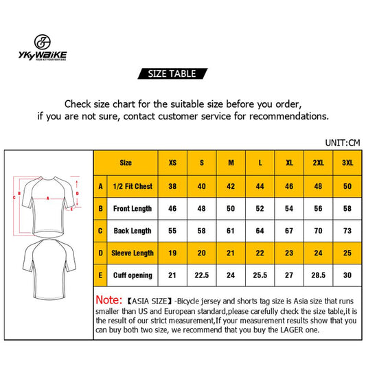 YKYW Men's Cycling Base Layers Pro Cool Mesh Superlight Breathable 5 Colors