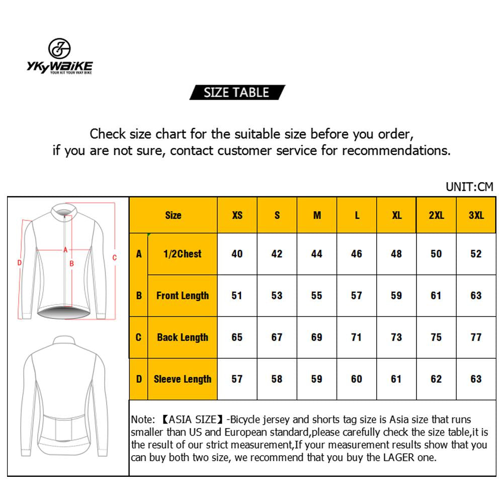 YKYW Men's PRO Team Aero Cycling Jersey Winter 10-20℃ Thermal Fleece Top Quality Gradient Purple