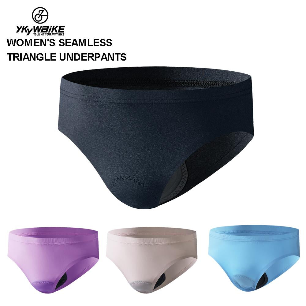 womens padded bicycle underwear Women's Padded Bike Underwear Bicycle Gear Briefs Spin Undershorts – ykywbikecycling