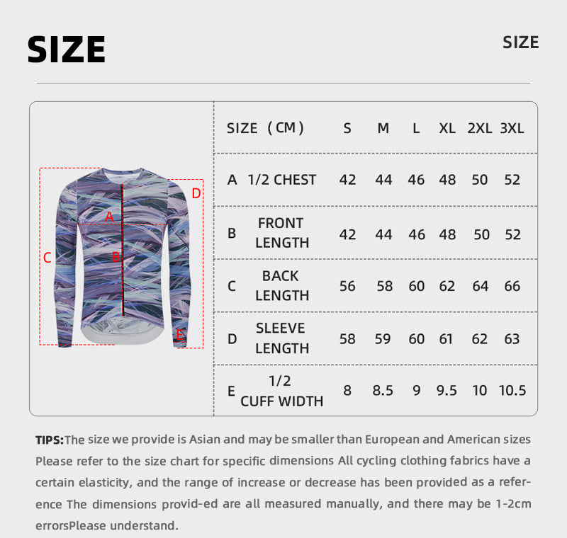 YKYWBIKE 2026 Men's Cycling Jersey Long Sleeve Road Bike Shirt Bicycle Jersey Soft Light Summer Breathable MTB Maillot Short