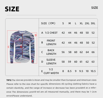 YKYWBIKE 2026 Men's Cycling Jersey Long Sleeve Road Bike Shirt Bicycle Jersey Soft Light Summer Breathable MTB Maillot Short