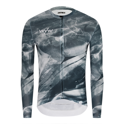 YKYWBIKE 2026 Men Cycling Jersey Long Full Sleeve Road Bike Long Shirt Bicycle Top Jersey MTB Maillot Ciclismo Clothing