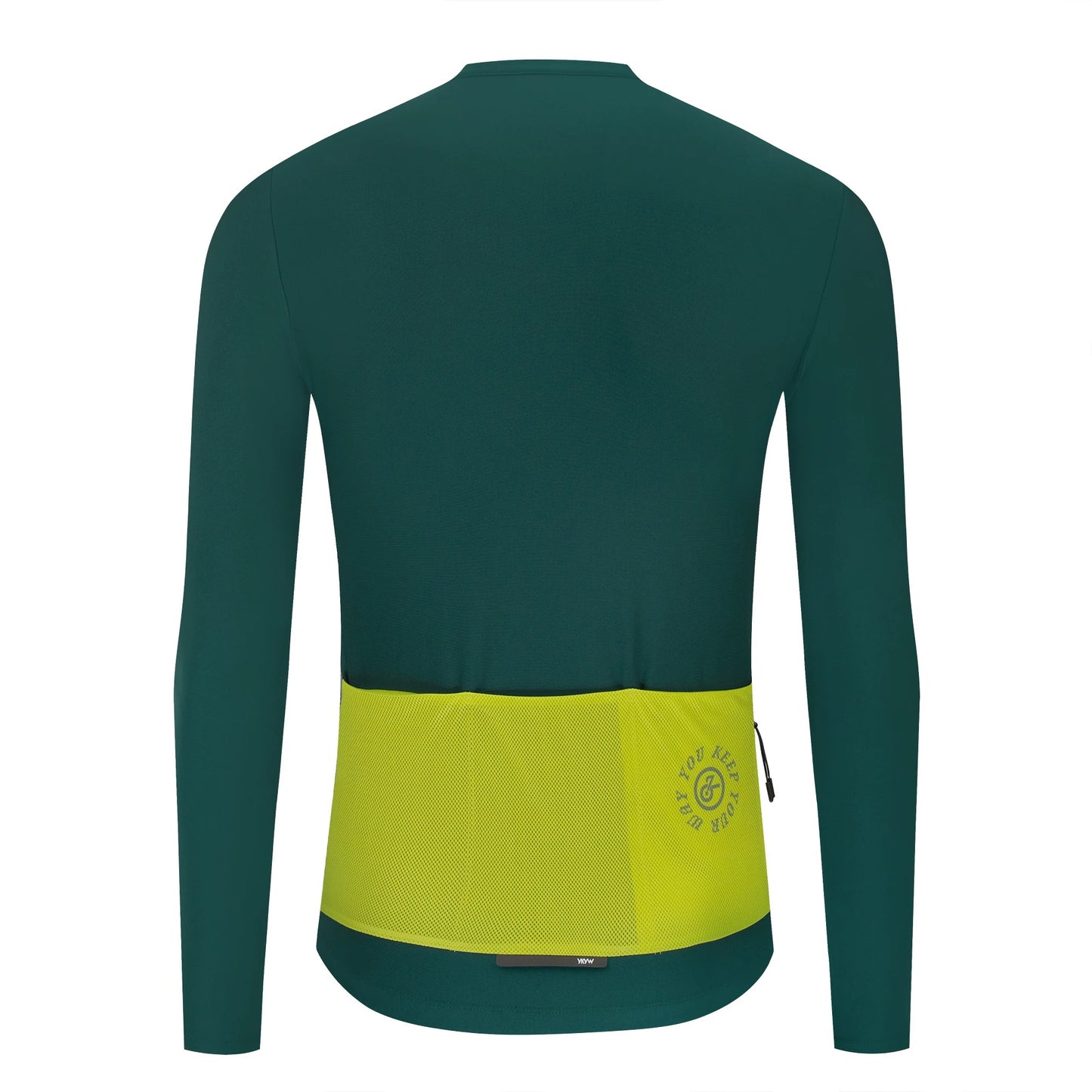 YKYWBIKE Men's Cycling Jersey Long Sleeve 15-25°C Spring Fall Ultra-Thin Fleece Road Bike Shirt Bicycle Jersey Pro MTB Clothing