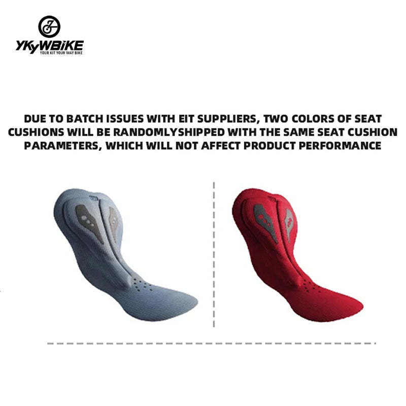 YKYW Men's Pro Tight Cycling Bib Long Pants 7H Ride Winter 5-15℃ Fleece with YKK Zipper Upgraded Italy Double Arrow Cushion