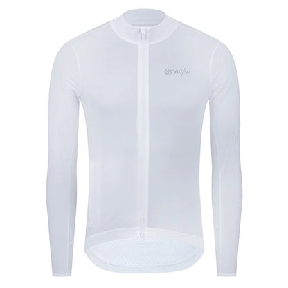 YKYW Men Windproof Waterproof Long Sleeve Cycling Jacket YKK Double Zipper Breathable MTB Bike Clothing Tops Pro Team Jersey