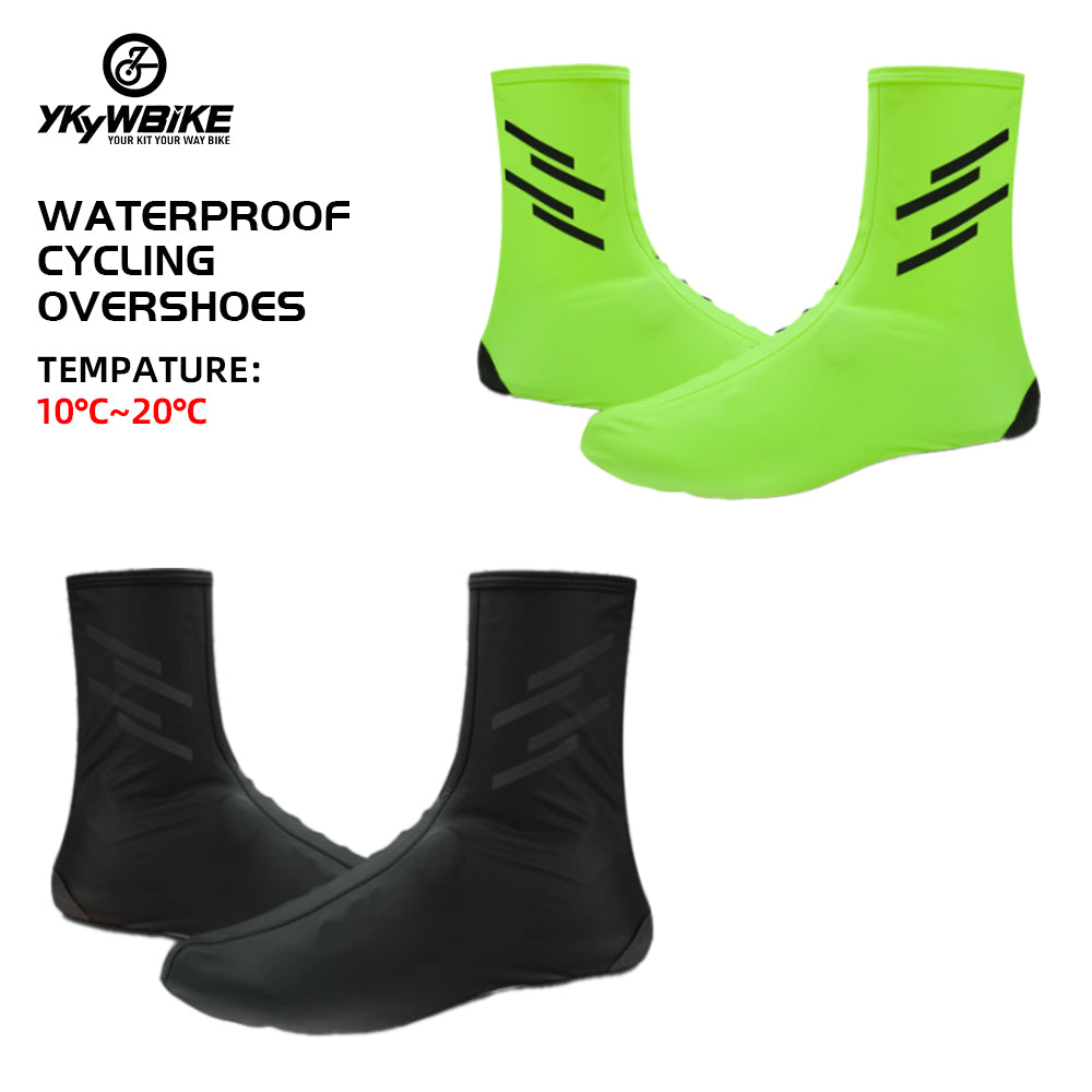 YKYW MTB Cycling Pro Team & Classic Shoes Covers Winter 10-20°C Ultra-high-tech Rainproof Windproof Keep Warm Reflective Breathable Resilient 4 Colors