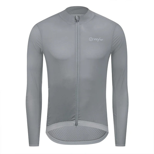 YKYW Men Windproof Waterproof Long Sleeve Cycling Jacket YKK Double Zipper Breathable MTB Bike Clothing Tops Pro Team Jersey Discount