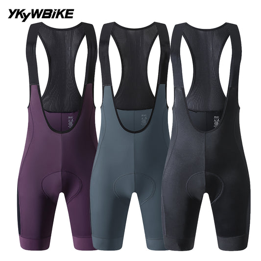 YKYWBIKE Italy Interface Men's Cycling Bib Short 4 Pockets 7 Hours Road Bike Pro Team Bib Summer Pants YKK Zipper Side Pocket Shorts