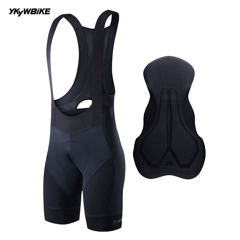 YKYW Men's Cycling Bib Shorts Elastic Performance 6H Padded Tights