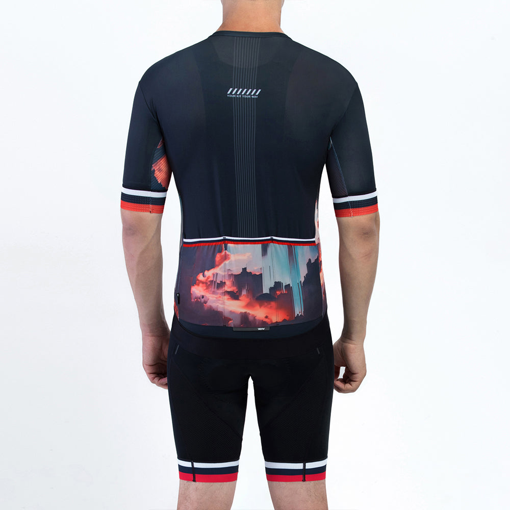 Soudal Quick Step Cycling Jersey Set Summer Belgium Bicycle Breathable