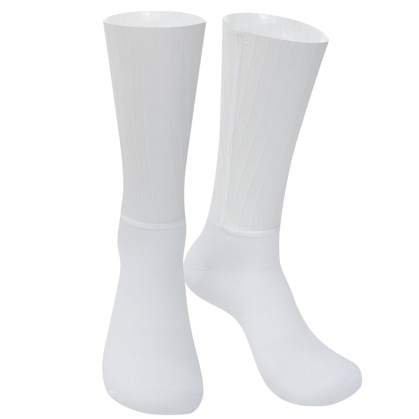YKYW Men's Women's Summer Cycling Set, Half Finger Woven Striped Cycling Gloves + Cooling Arm Sleeves + Breathable Cycling Socks, Shock Absorbing Non-slip MTB Road Bike Sports Kit, Black & White 2 Colors