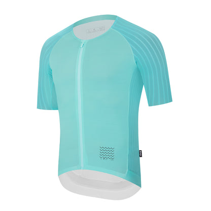 YKYWBIKE Men's Cycling Jersey 2025 Collarless Aerodynamic Raglan Short Sleeve Bicycle Shirt Road Bike  Pro MTB Summer Jersey