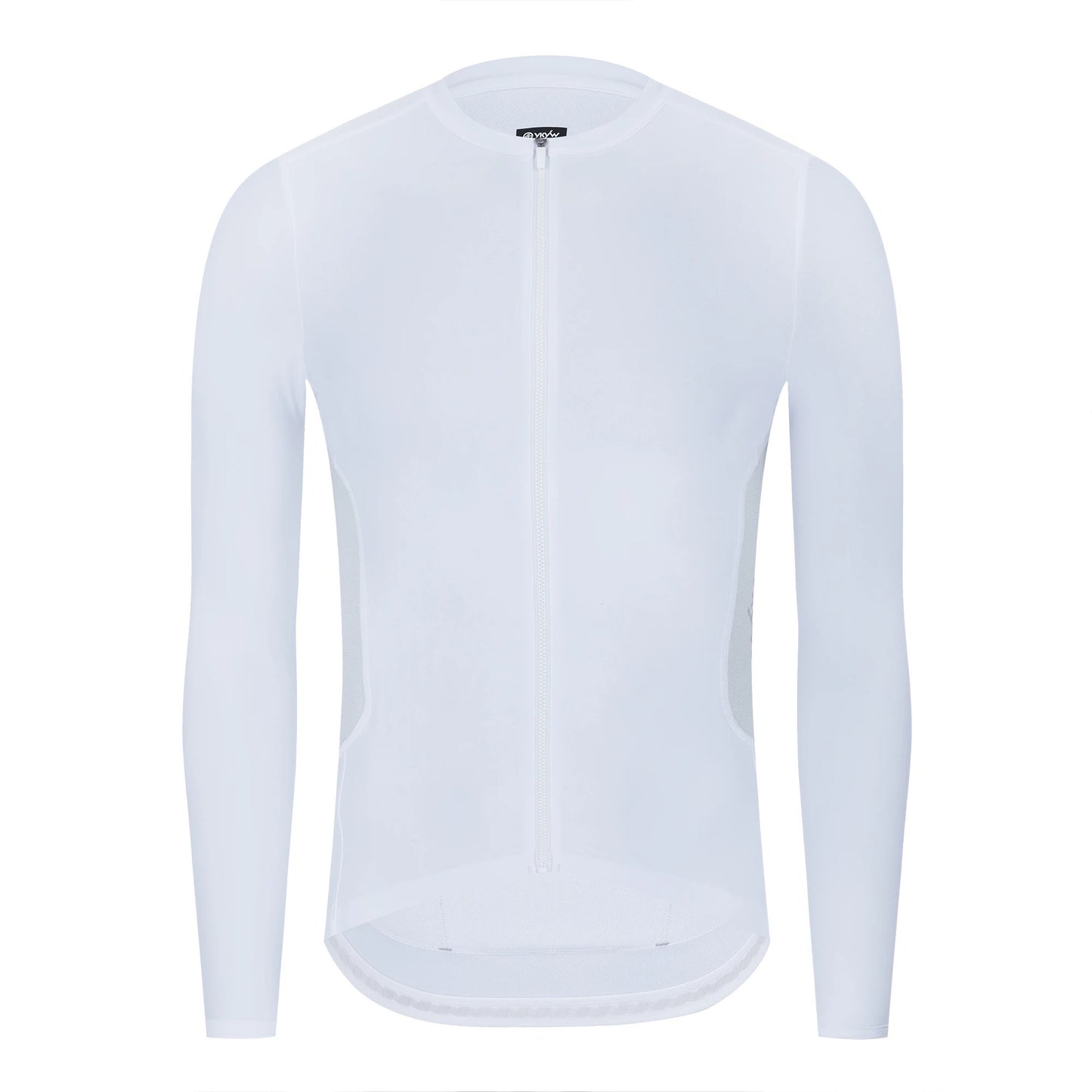YKYWBIKE Men's Cycling Jersey Long Sleeve 15-25°C Spring Fall Ultra-Thin Fleece Road Bike Shirt Bicycle Jersey Pro MTB Clothing