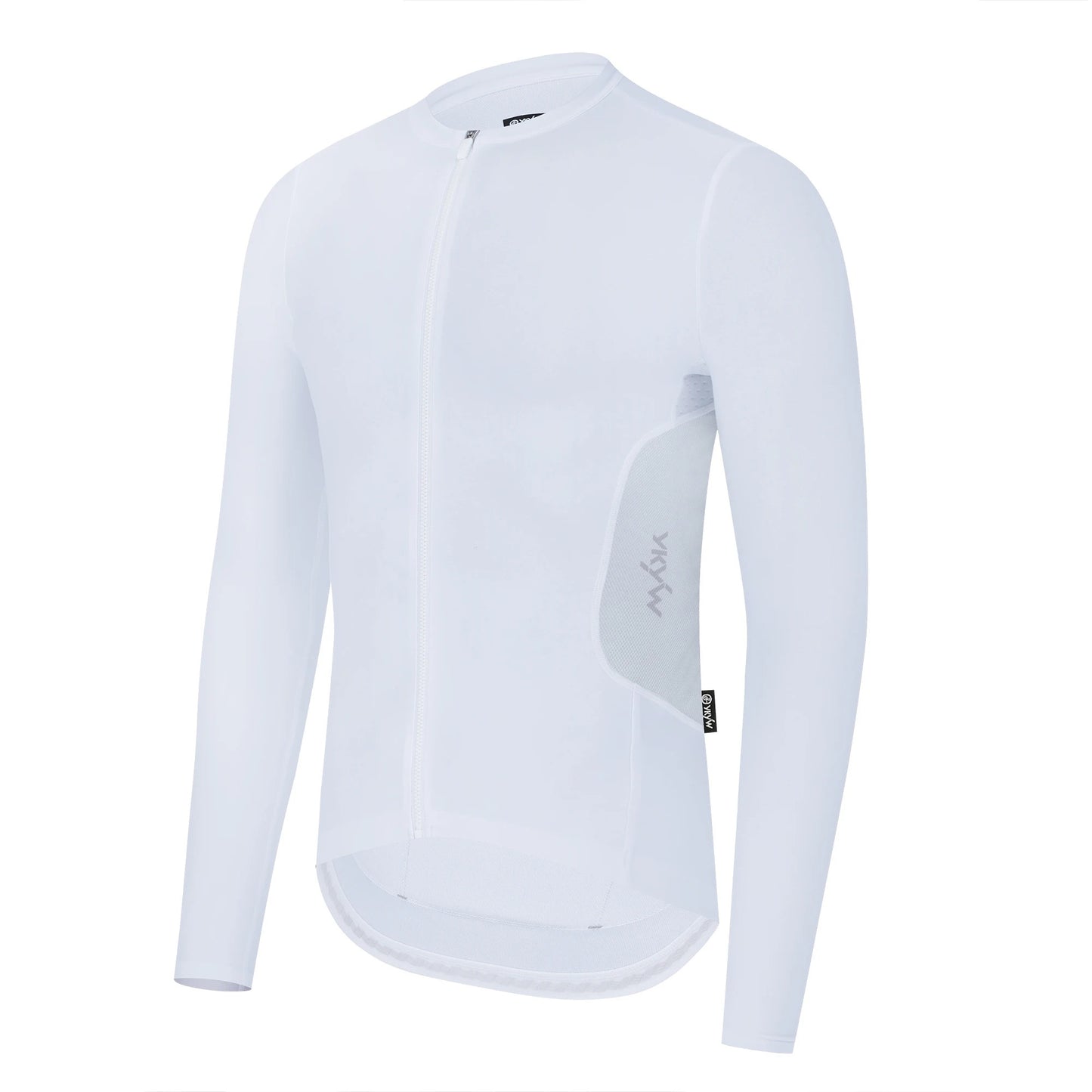 YKYWBIKE Men's Cycling Jersey Long Sleeve 15-25°C Spring Fall Ultra-Thin Fleece Road Bike Shirt Bicycle Jersey Pro MTB Clothing