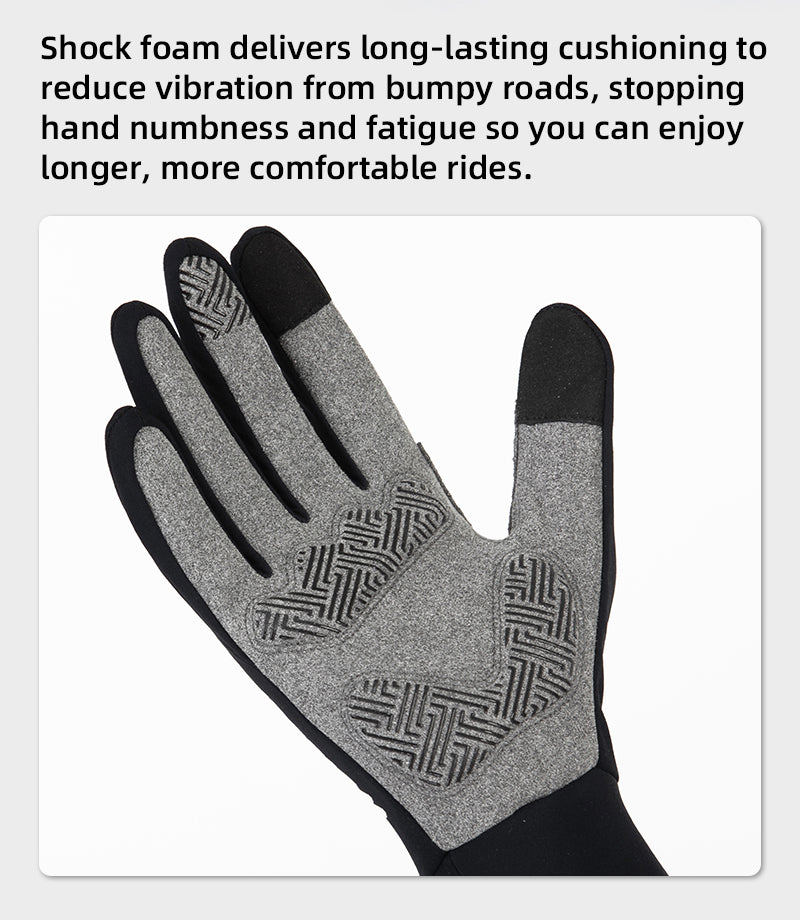 YKYW WarmEase Fleece Cycling Gloves