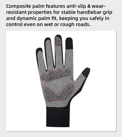 YKYW WarmEase Fleece Cycling Gloves