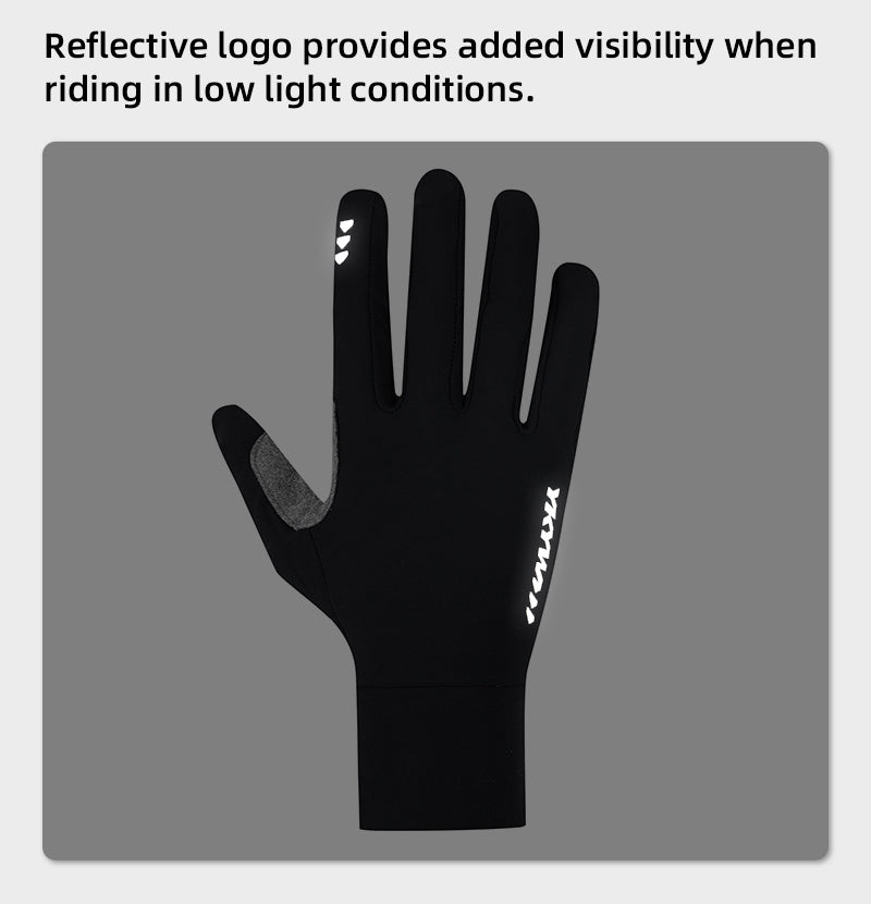 YKYW WarmEase Fleece Cycling Gloves