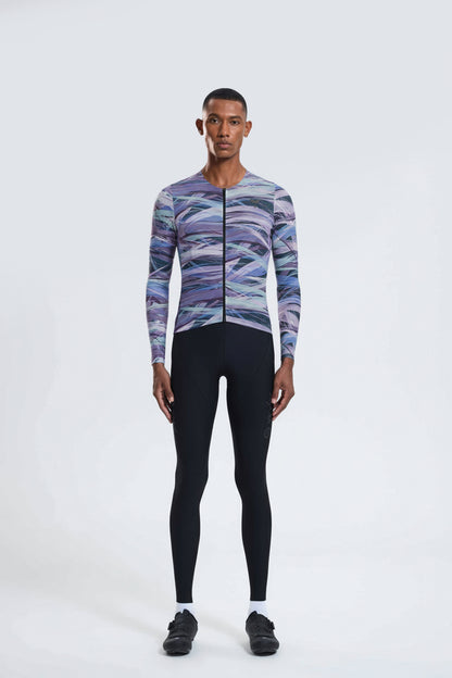 YKYWBIKE 2026 Men's Cycling Jersey Long Sleeve Road Bike Shirt Bicycle Jersey Soft Light Summer Breathable MTB Maillot Short