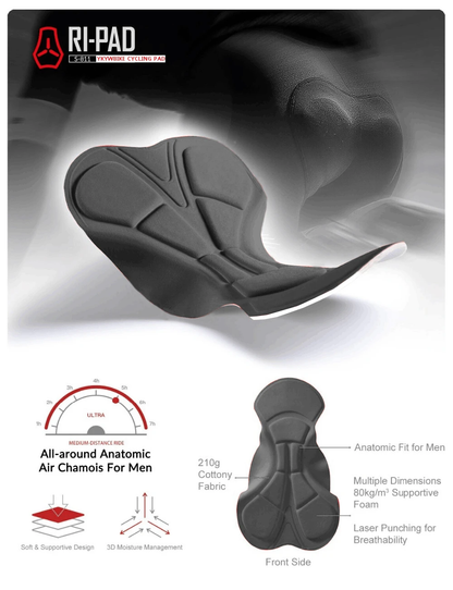 YKYW Men’s Cycling Bib Shorts Elastic Performance 6H Padded Tights Olivegreen Blue Black Darkblue Darkgray Color Bicycle Bib Shorts