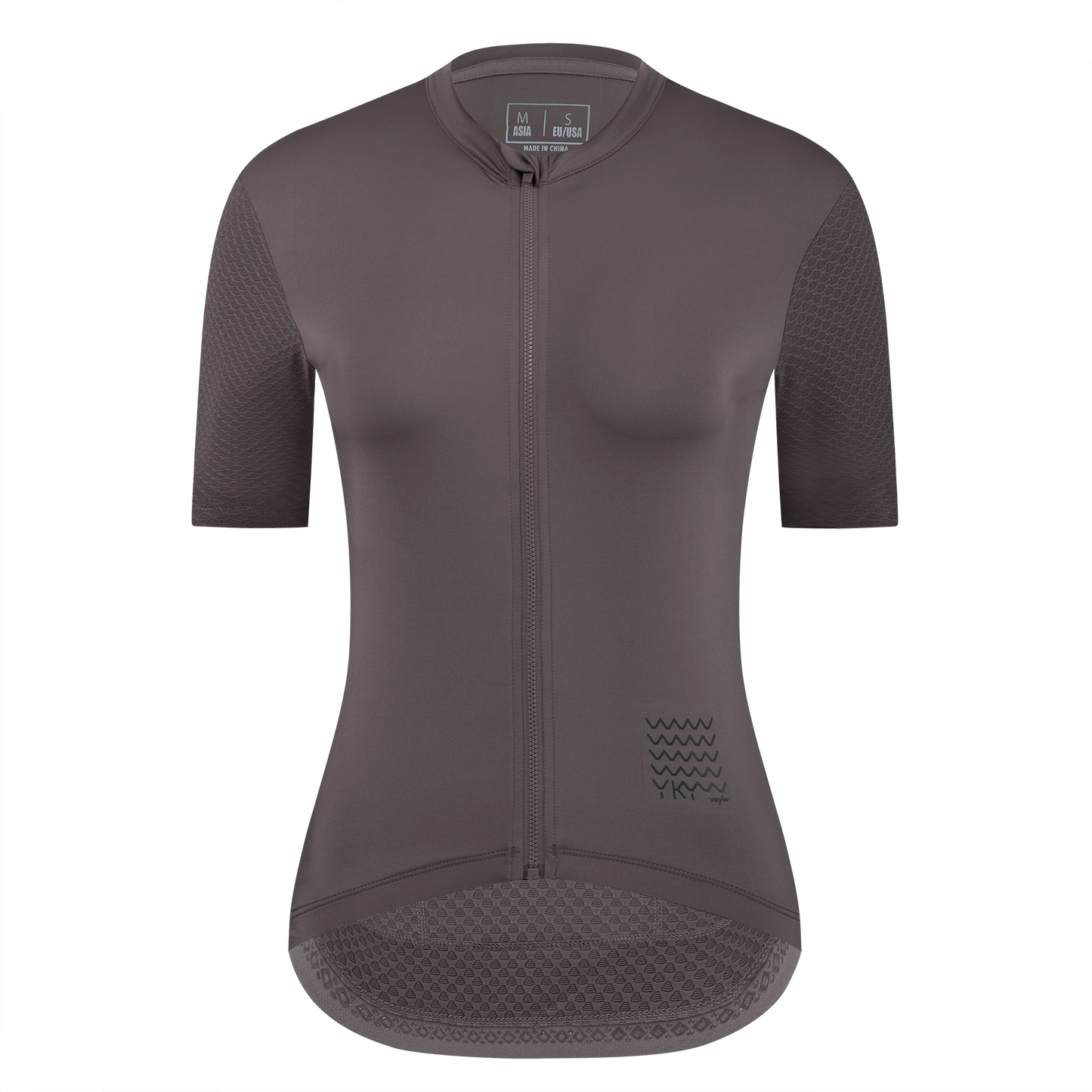 YKYW 2025 Women Short Sleeve Cycling Jersey Summer Quick Dry Road Bike Shirt Breathable Reflective Pro Cycling Clothes Tight Fit Bicycle Tops Black