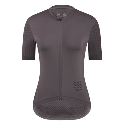 YKYW 2025 Women Short Sleeve Cycling Jersey Summer Quick Dry Road Bike Shirt Breathable Reflective Pro Cycling Clothes Tight Fit Bicycle Tops Black
