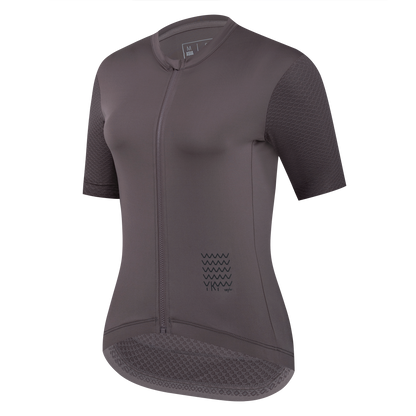YKYW 2025 Women Short Sleeve Cycling Jersey Summer Quick Dry Road Bike Shirt Breathable Reflective Pro Cycling Clothes Tight Fit Bicycle Tops Black