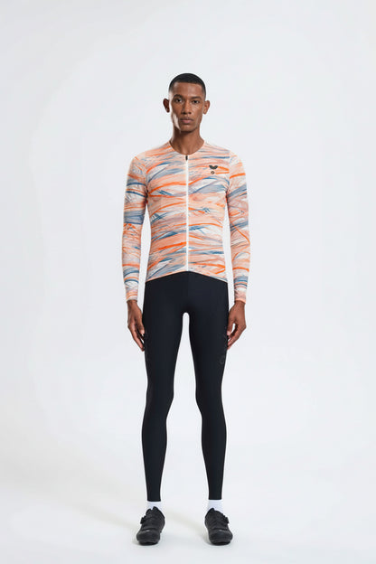 YKYWBIKE 2026 Men's Cycling Jersey Long Sleeve Road Bike Shirt Bicycle Jersey Soft Light Summer Breathable MTB Maillot Short