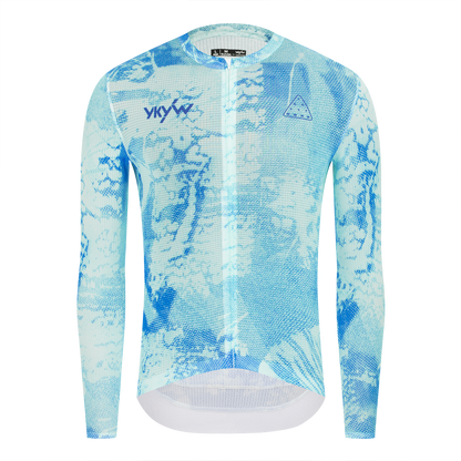 YKYWBIKE 2026 Men Cycling Jersey Long Full Sleeve Road Bike Long Shirt Bicycle Top Jersey MTB Maillot Ciclismo Clothing