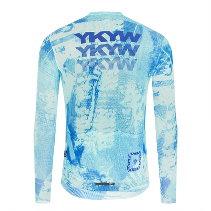 YKYWBIKE 2026 Men Cycling Jersey Long Full Sleeve Road Bike Long Shirt Bicycle Top Jersey MTB Maillot Ciclismo Clothing