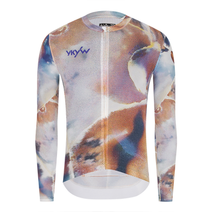 YKYWBIKE 2026 Men Cycling Jersey Long Full Sleeve Road Bike Long Shirt Bicycle Top Jersey MTB Maillot Ciclismo Clothing