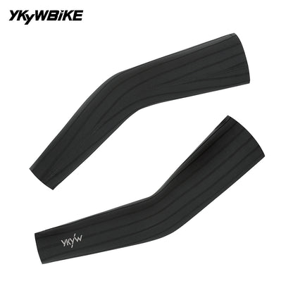 YKYWBIKE Cycling Sun Protection Arm Sleeves Biking UV Arm Sleeves Aerodynamic Bicycle Sports Arms Sleeve MTB Road Bike Sleeve