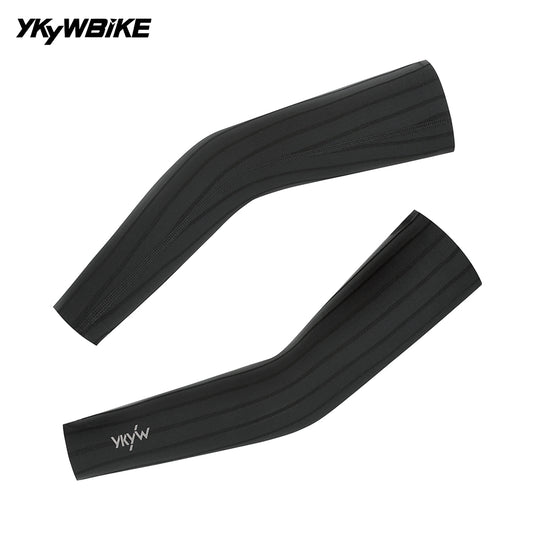 YKYWBIKE Cycling Sun Protection Arm Sleeves Biking UV Arm Sleeves Aerodynamic Bicycle Sports Arms Sleeve MTB Road Bike Sleeve