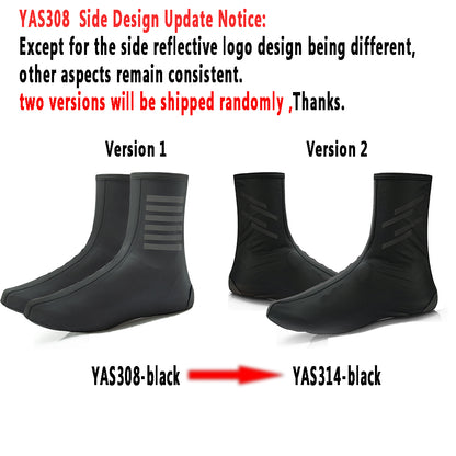 YKYW MTB Cycling Pro Team & Classic Shoes Covers Winter 5-20°C Ultra-high-tech Rainproof Windproof Keep Warm Reflective Breathable Resilient 2 Colors