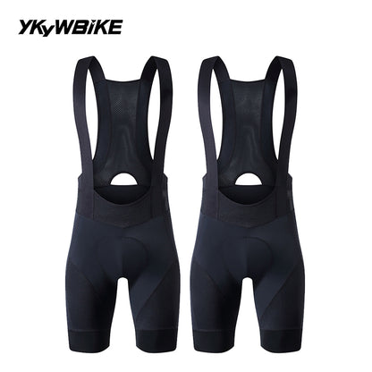 Ykywbike Cycling Bib Shorts Men Outdoor Wear Bike Ride Padded Riding Bib Tights Bicycle Men's Cycling Clothing Quick-Dry