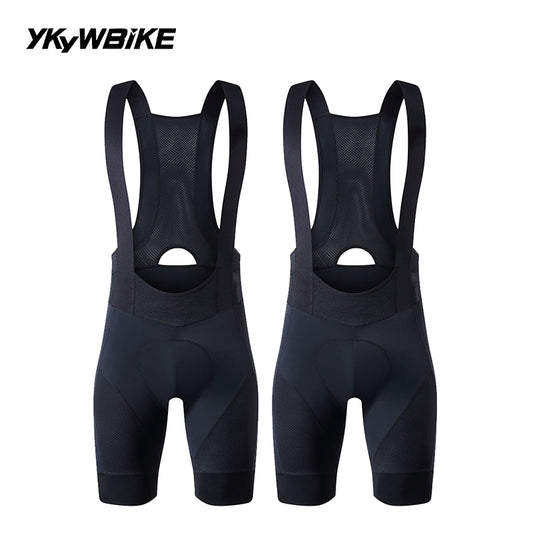 Ykywbike Cycling Bib Shorts Men Outdoor Wear Bike Ride Padded Riding Bib Tights Bicycle Men's Cycling Clothing Quick-Dry