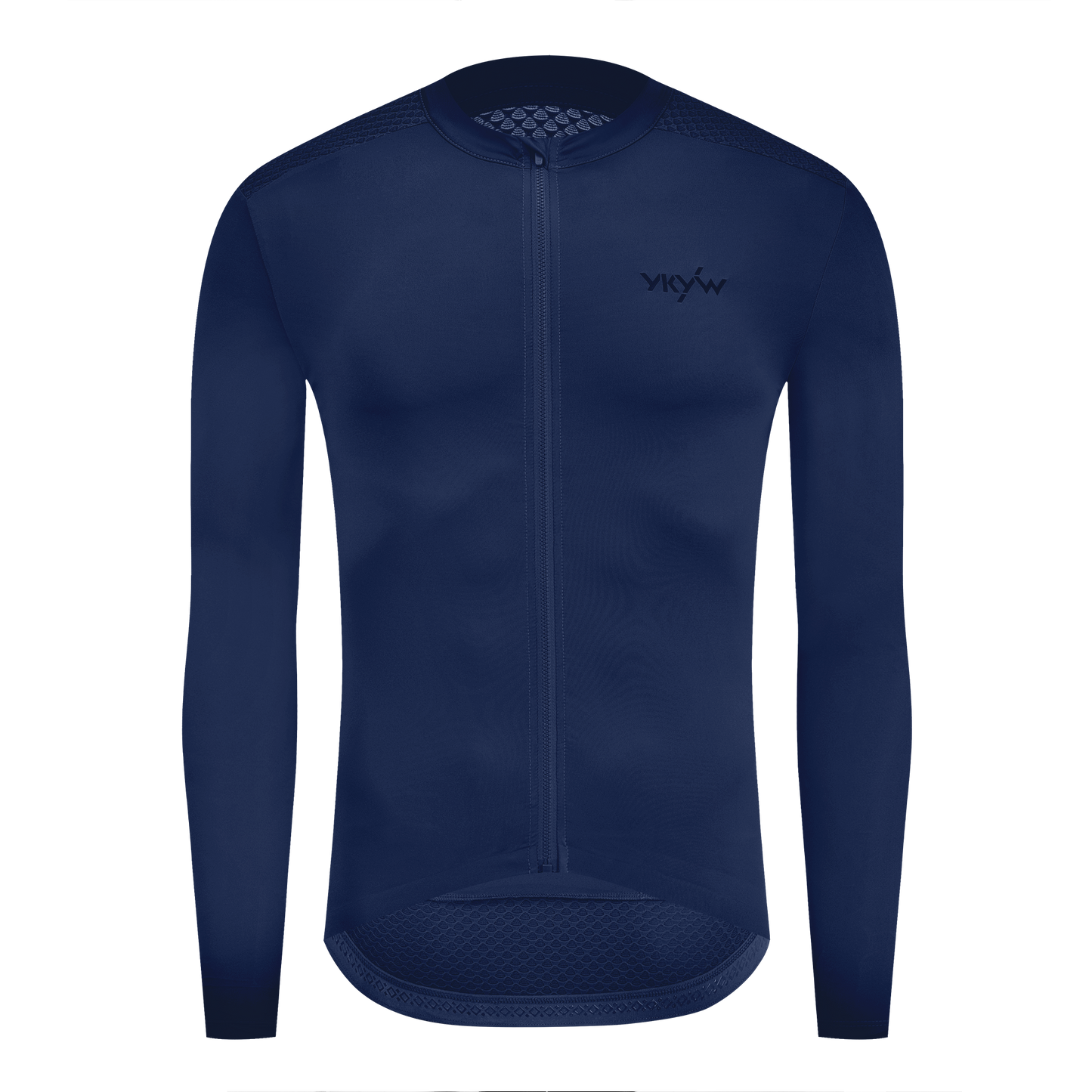 YKYW Men's PRO Team Aero Cycling Jersey Spring Summer 15-25℃ Long Sleeve Breathable YKK Zipper Design with 3+1 Pocket