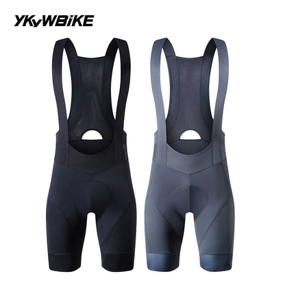 Ykywbike Cycling Bib Shorts Men Outdoor Wear Bike Ride Padded Riding Bib Tights Bicycle Men's Cycling Clothing Quick-Dry