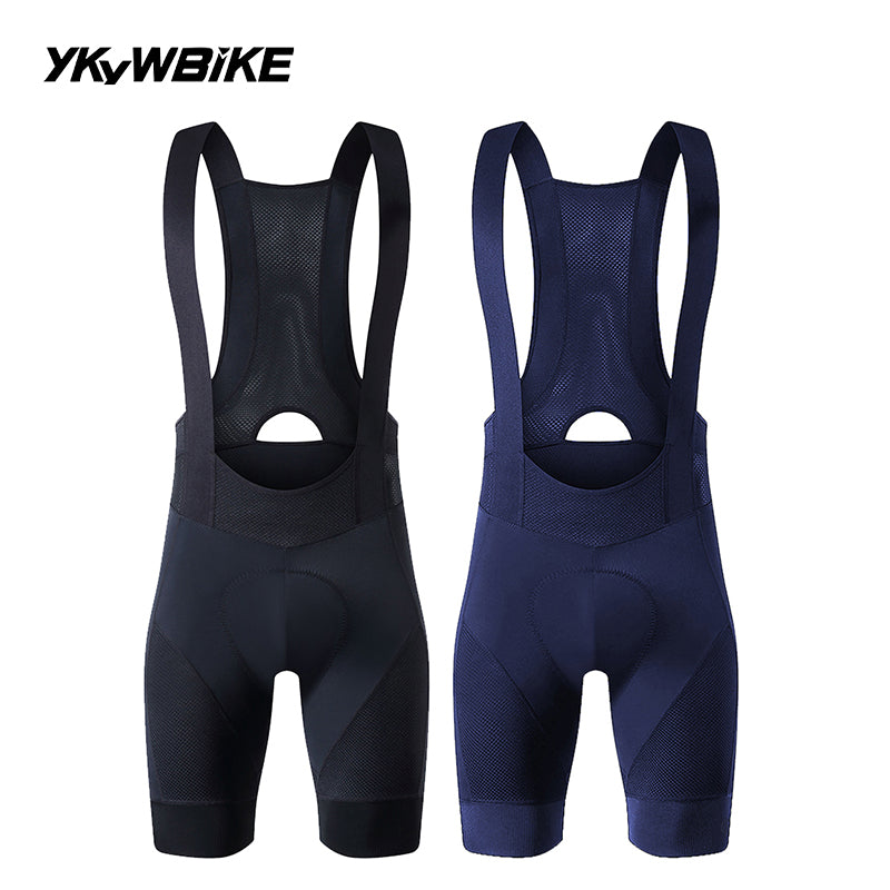 Ykywbike Cycling Bib Shorts Men Outdoor Wear Bike Ride Padded Riding Bib Tights Bicycle Men's Cycling Clothing Quick-Dry