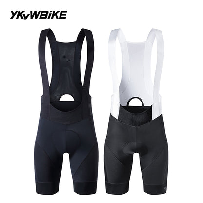 Ykywbike Cycling Bib Shorts Men Outdoor Wear Bike Ride Padded Riding Bib Tights Bicycle Men's Cycling Clothing Quick-Dry