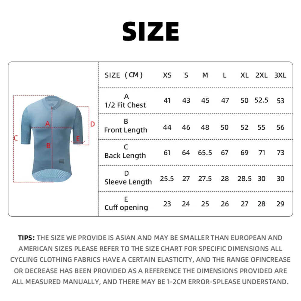 YKYW Men's Cycling Jersey Breathable Back Pocket Summer Reflective fog