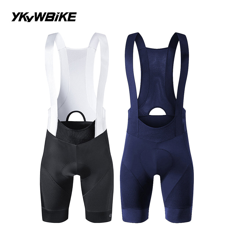 Ykywbike Cycling Bib Shorts Men Outdoor Wear Bike Ride Padded Riding Bib Tights Bicycle Men's Cycling Clothing Quick-Dry