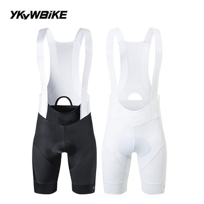 Ykywbike Cycling Bib Shorts Men Outdoor Wear Bike Ride Padded Riding Bib Tights Bicycle Men's Cycling Clothing Quick-Dry